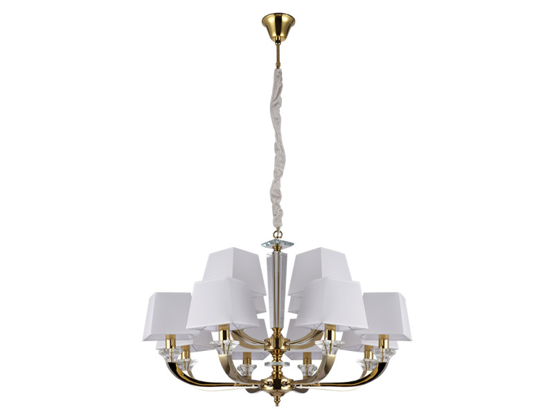 Подвесная люстра Newport 11408+4/C gold