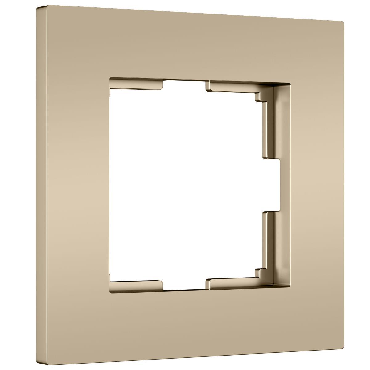 Рамка на 1 пост Werkel Slab шампань софт W0012911 4690389218385