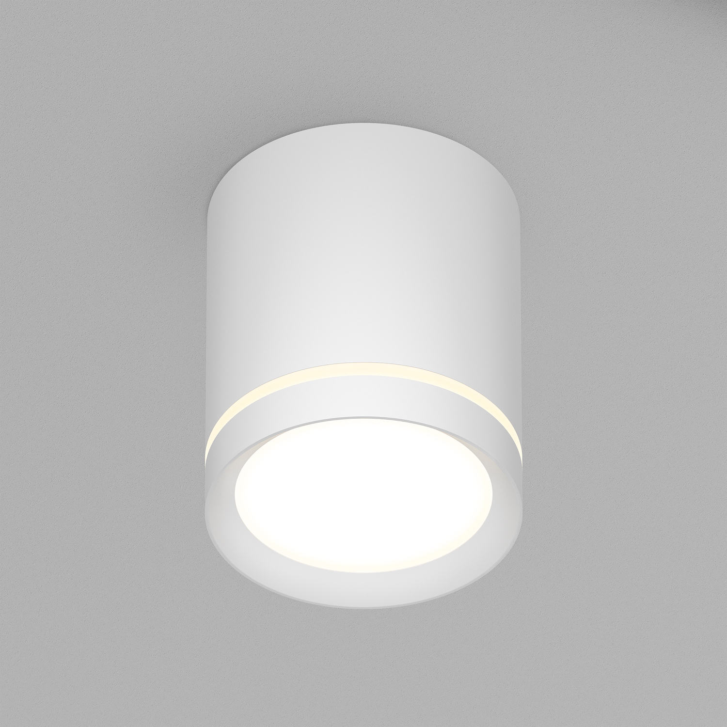 DK4016-WH Светильник накладной IP 20, 5 Вт, LED 3000, белый, алюминий/акрил