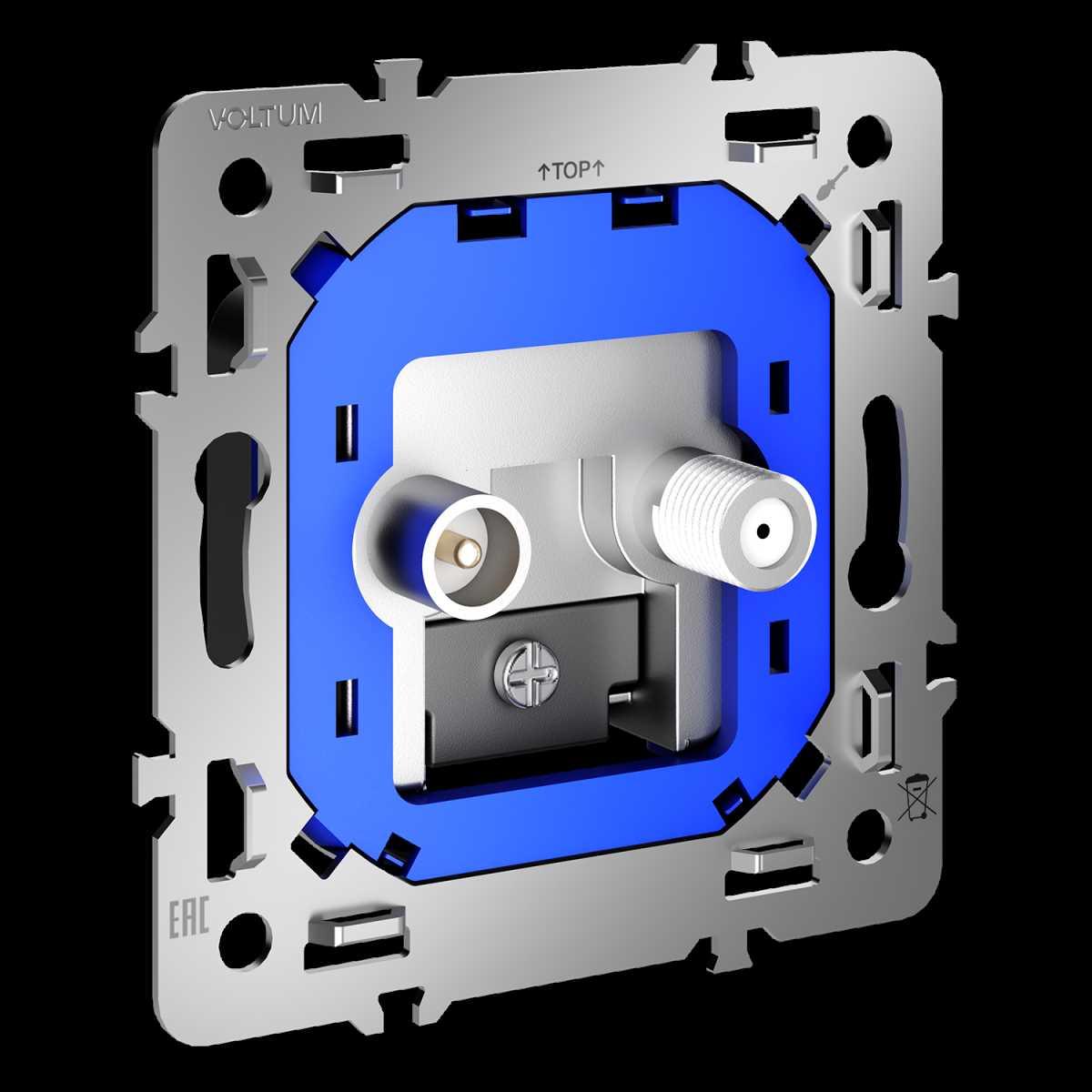 Розетка VOLTUM VLS0604M