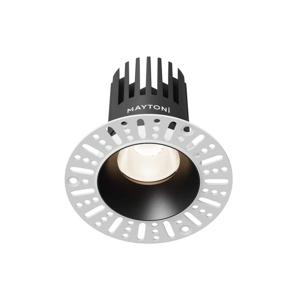 Встраиваемый светильник Maytoni DL121-15W-4K-TRS-B
