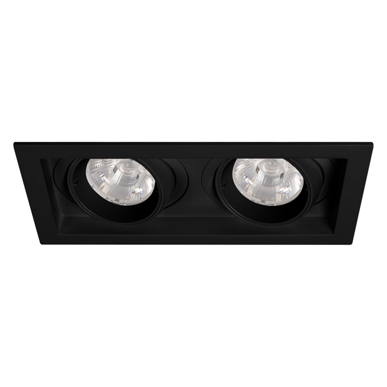 Светильник MS-VORTEX-BUILT-S210x117-2x20W Warm3000 (BK-BK, 20 deg, 230V) Arlight 058442