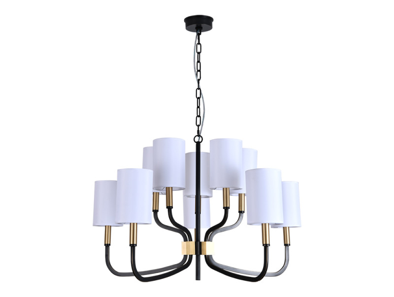 Подвесная люстра Newport 35210/C black+brass