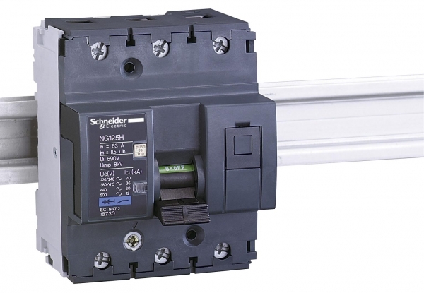 Schneider Electric Acti 9 NG125H Автоматический выключатель 3P 10A (C)