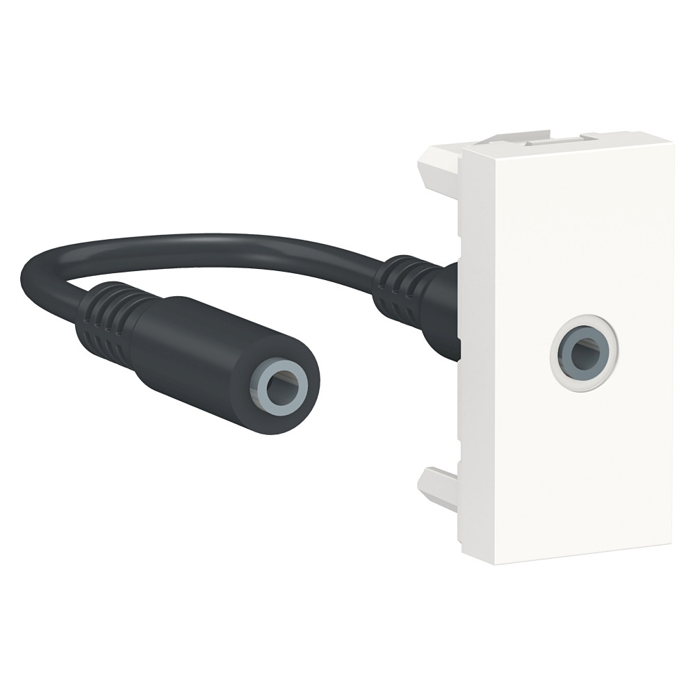 Schneider Electric Unica Modular Бел Розетка Minijack, 1 модуль