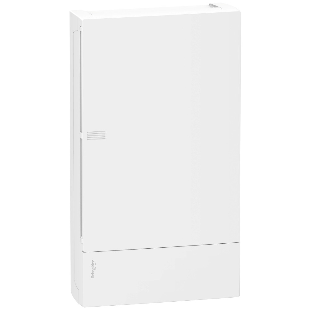 Schneider Electric RESI9 MP (Mini Pragma) Бокс навесной с белой дверью 3 ряда/36 модуля, IP40, IK07, 63А, 2 клеммы, Италия