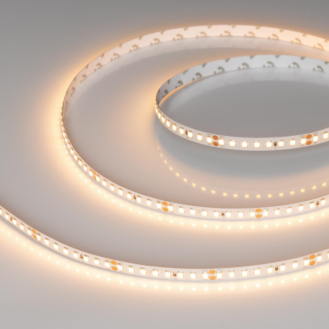 Светодиодная лента Arlight 12W/m 160LED/m 2835SMD теплый белый 50M 024554(2)