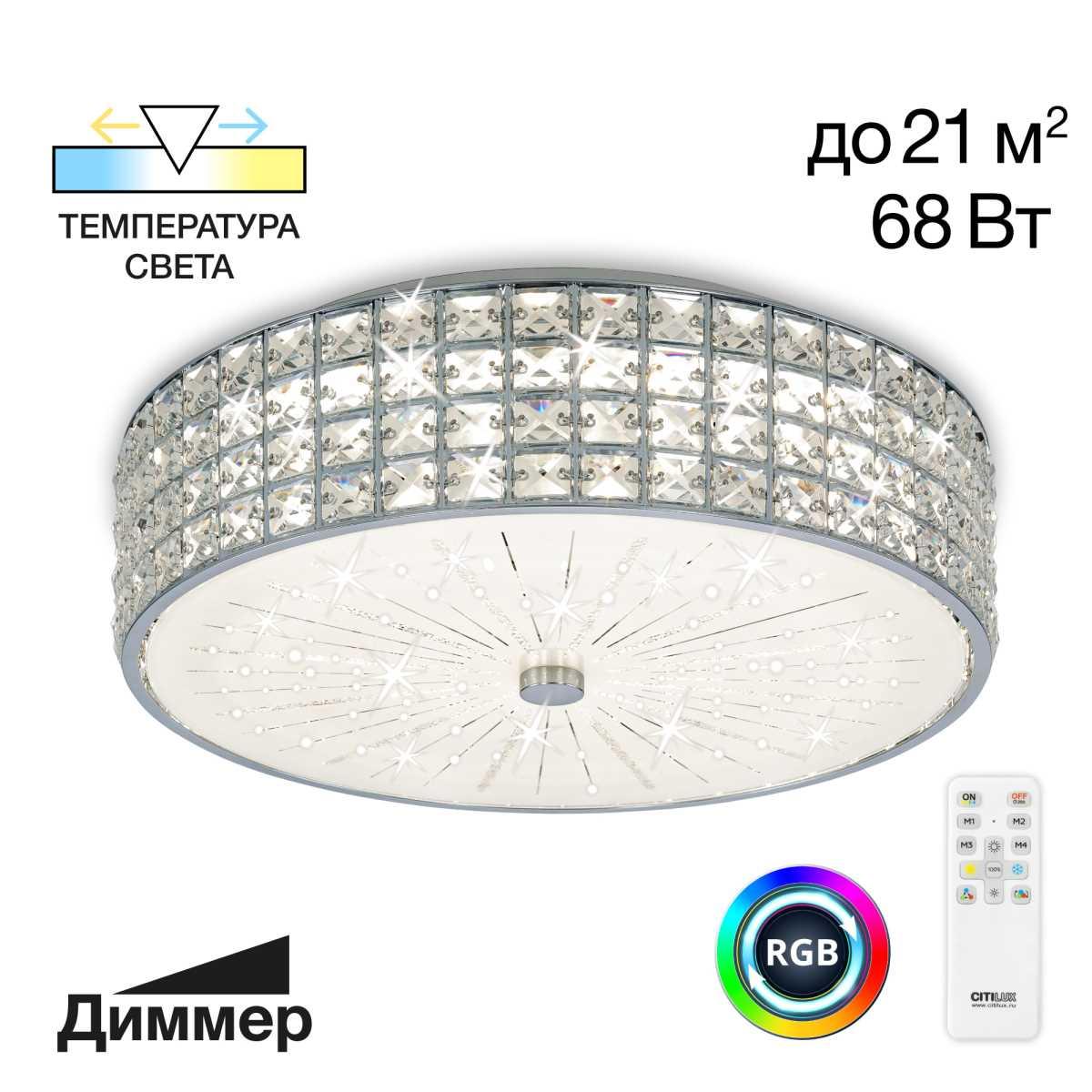 Накладная люстра Citilux CL32415G1