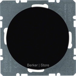 Berker R.1, R.3, R.8 Черный Заглушка