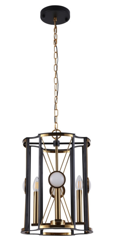 Подвесная люстра Crystal Lux TANDEM SP4 D410 GOLD