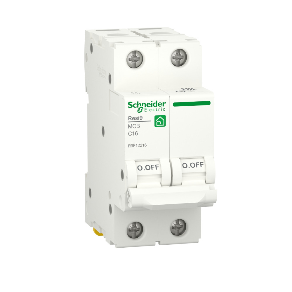 Schneider Electric RESI9 Автоматический выключатель (АВ) С 16А 2P 6000A