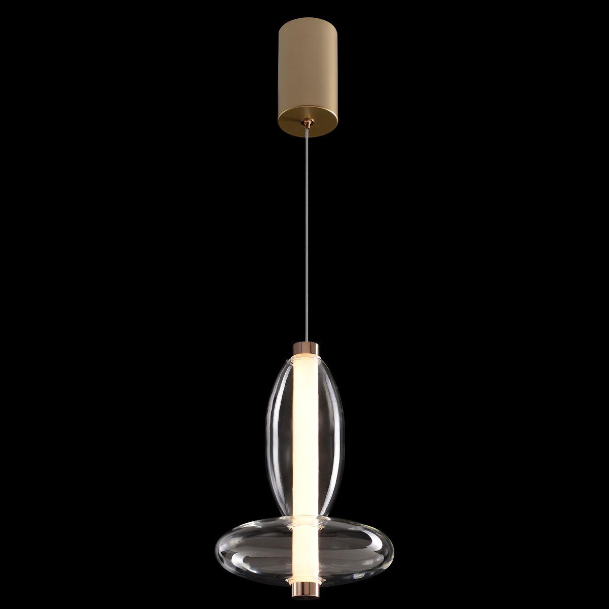 Подвесной светильник Crystal Lux QUASAR SP10W LED TRANSPARENT