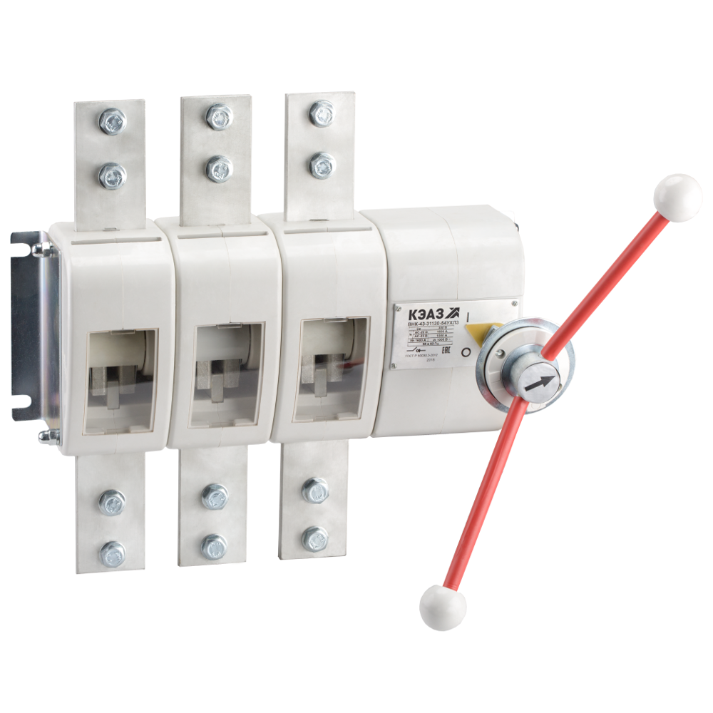 КЭАЗ Выключатель нагрузки ВНК-41-31131-1000А-IP32-УХЛ3