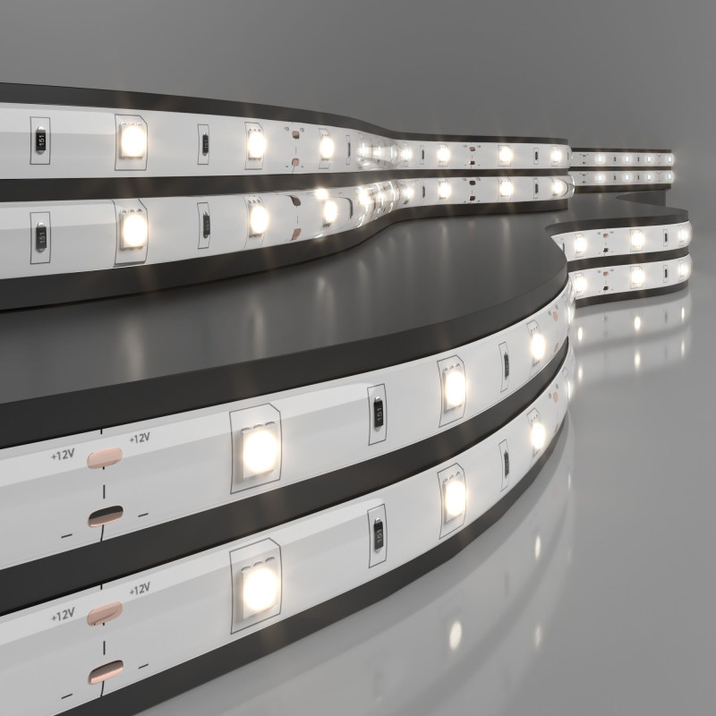 Лента Elektrostandard 5050 12V 30Led 7,2W IP65 / дневной белый