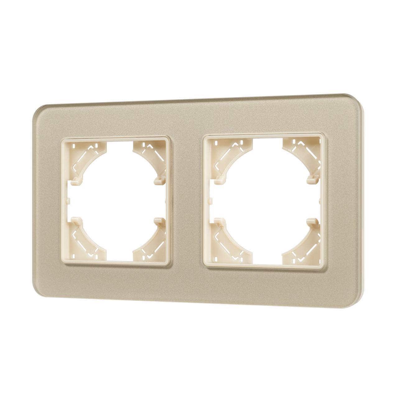 Рамка стеклянная FRM-OMALI-GS-2-GD Arlight 049695