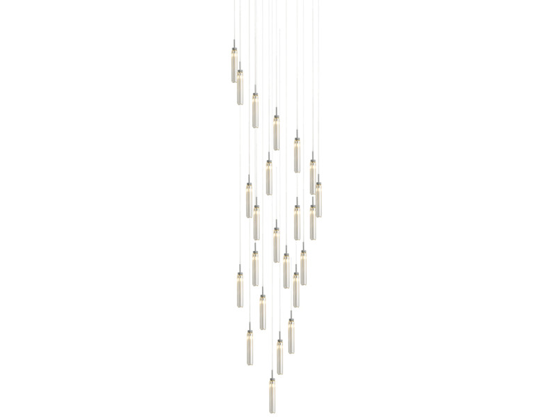 Каскадная люстра Newport 4528+14/S chrome
