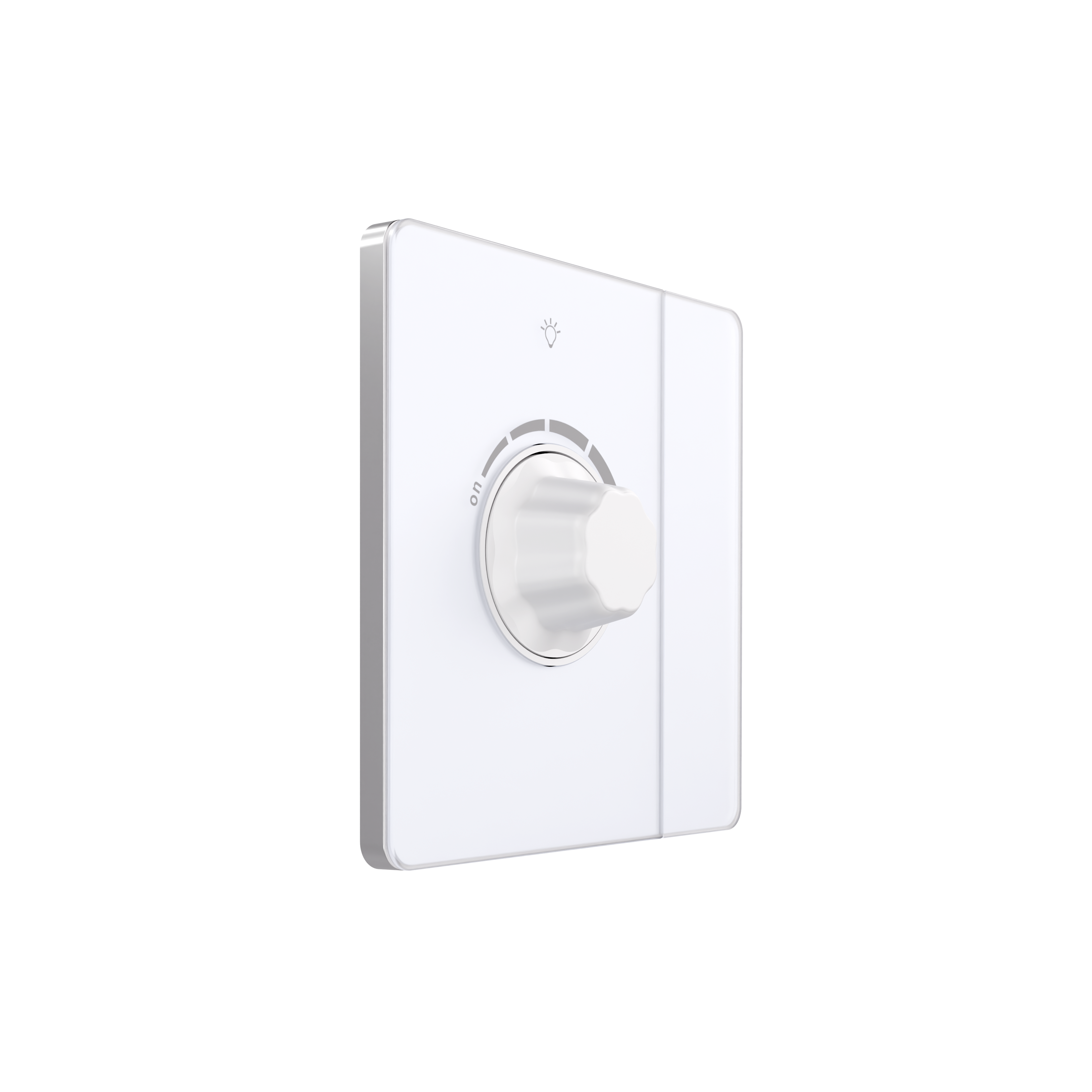 Systeme Electric Systeme Infinity Арктический лед Светорегулятор TRIAC c выключателем 300Вт