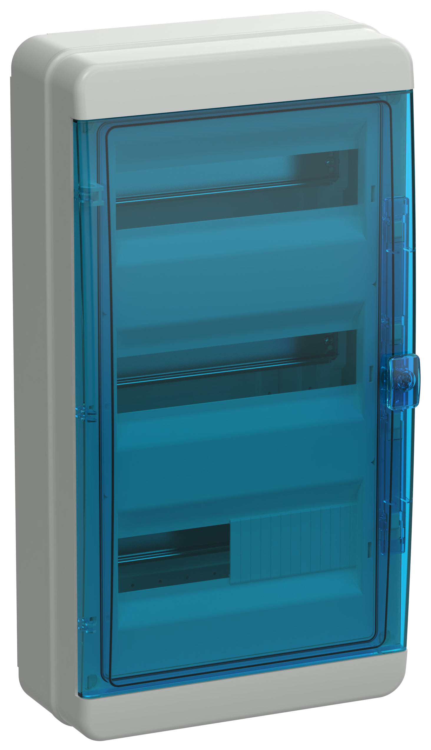 IEK TEKFOR Корпус пласт. КМПн-36 IP65 син. прозр. дверь