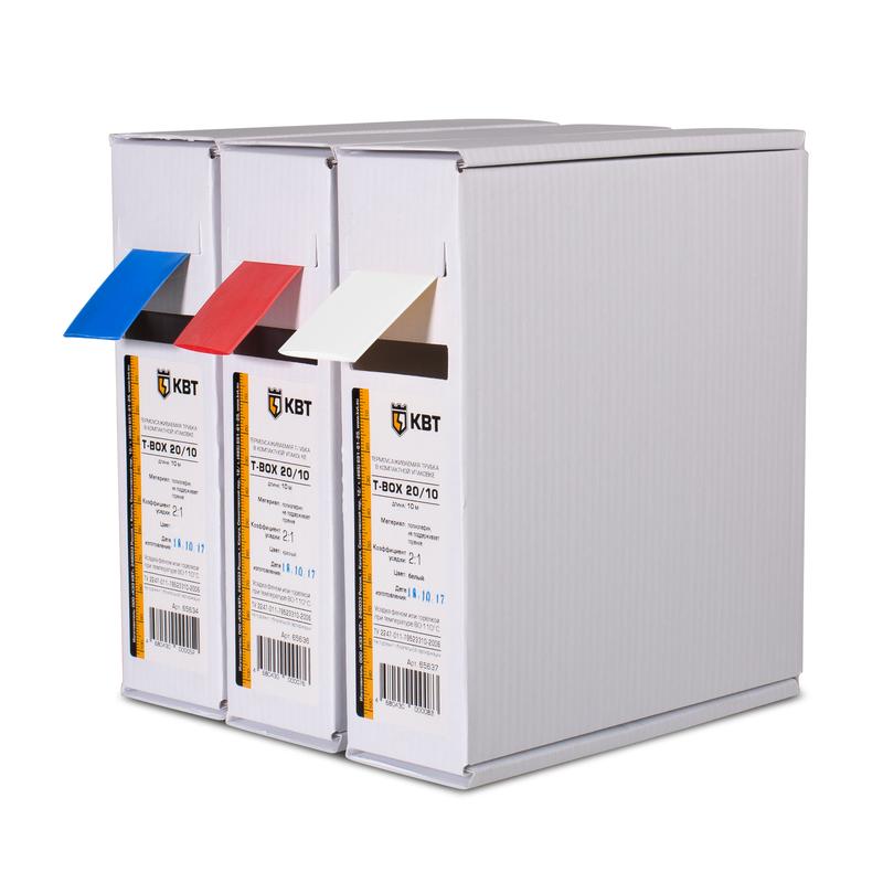 КВТ T-BOX 6/3 желтый (10м)