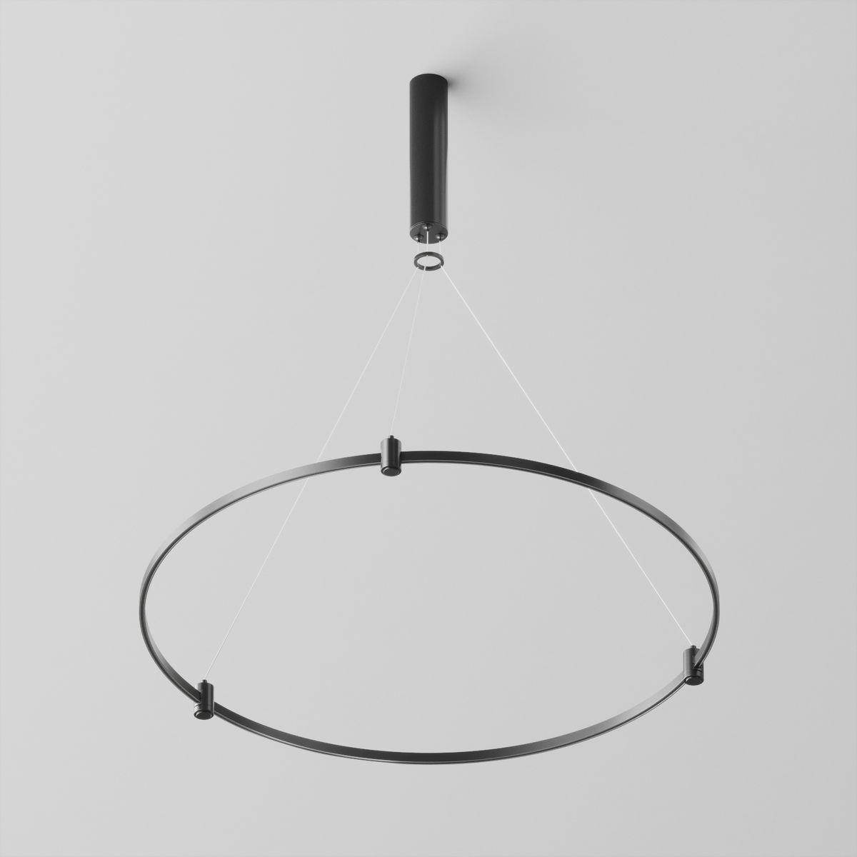 Основание круглое для трековых светильников Maytoni Technical Flarity TFC-Flar-H01-B