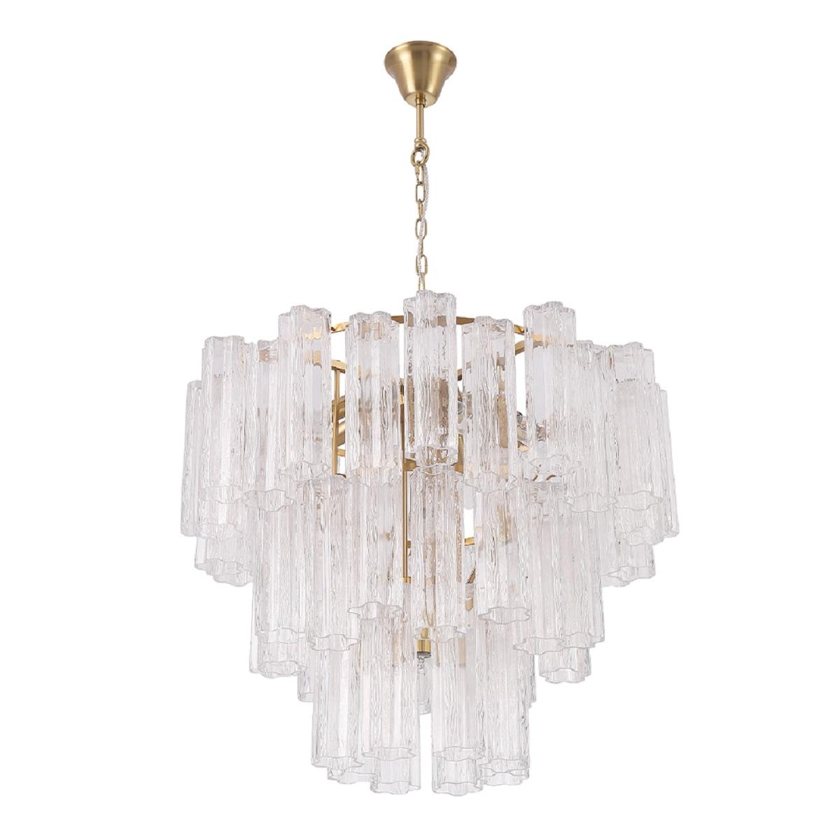 Подвесная люстра Crystal Lux ROSE SP15 BRASS