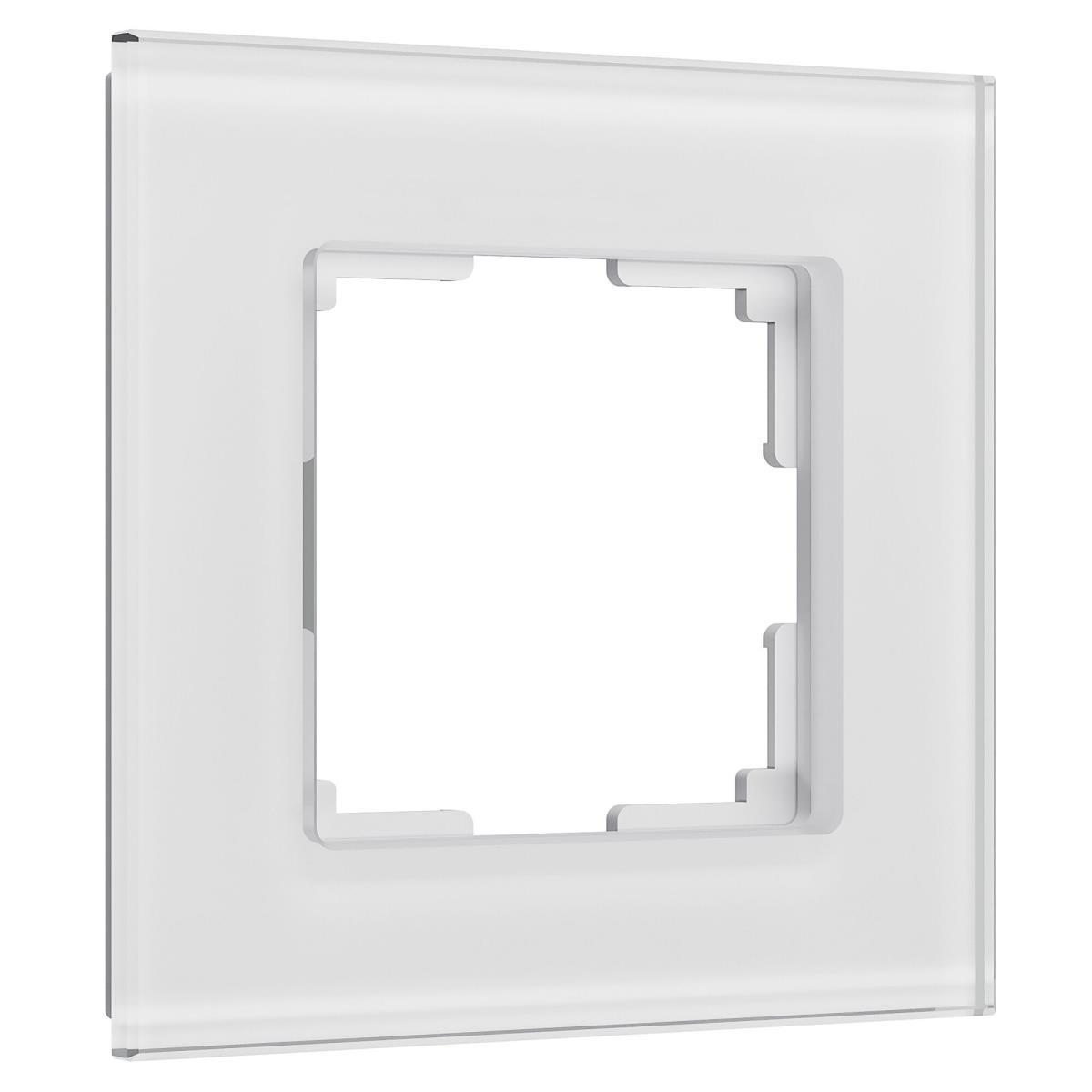 Рамка Werkel Senso на 1 пост белый стекло soft-touch W0013101 4690389200304