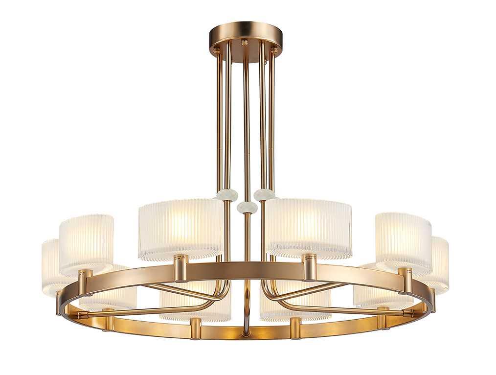 Люстра на штанге Newport 4338+2/C new gold