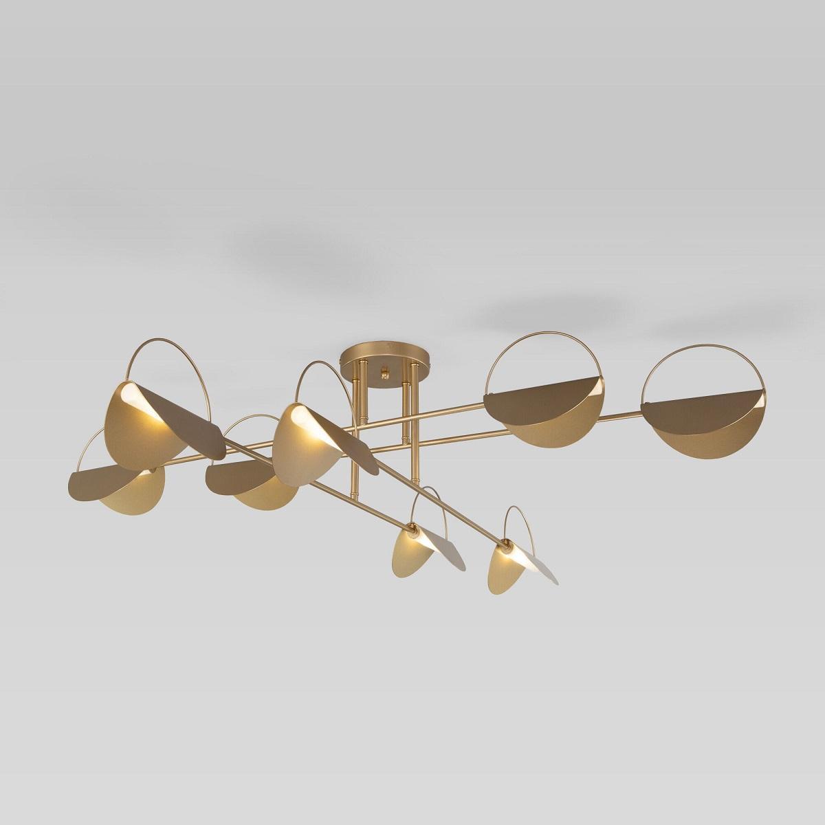 Потолочная люстра Eurosvet Grazia 70148/8 золото Smart