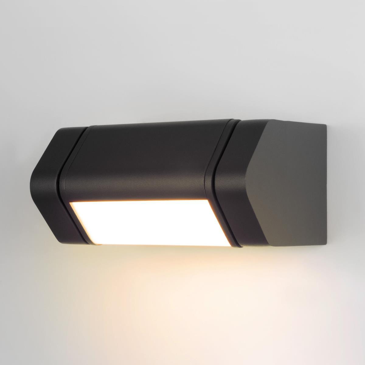 Уличный настенный светодиодный светильник Elektrostandard Dors D LED (35163/D) 3000K черный a072077