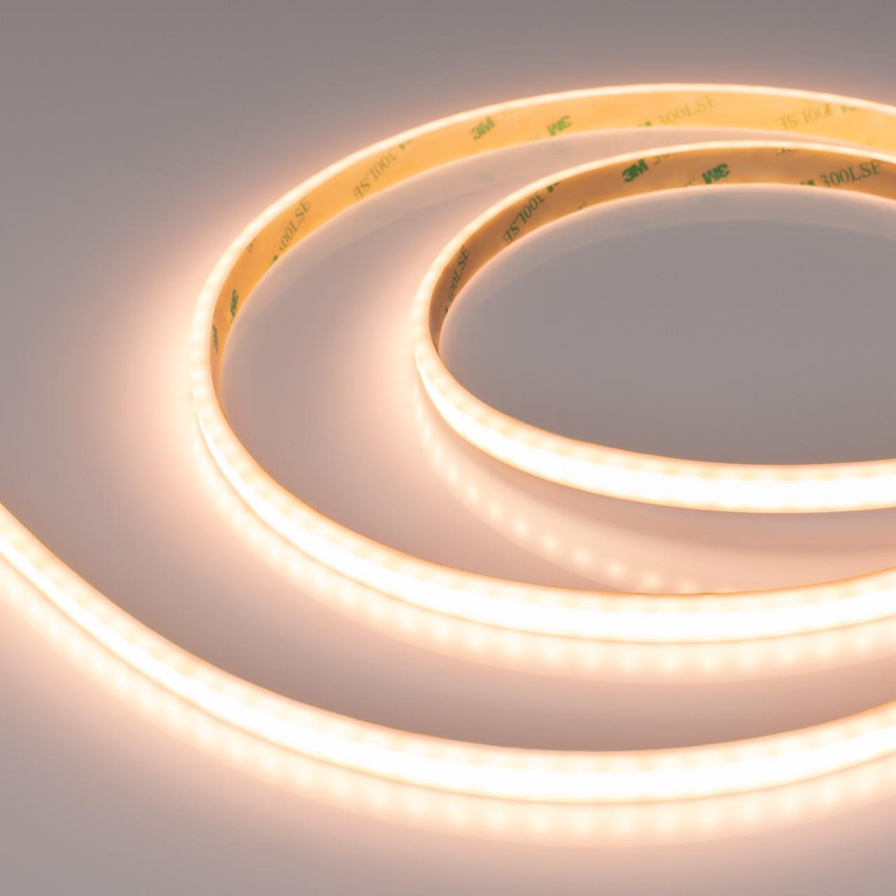 Светодиодная влагозащищенная лента Arlight 9,6W/m 120LED/m 2835SMD теплый белый 5M RTW-PW-A120-10mm 24V Warm2700 018997(2)