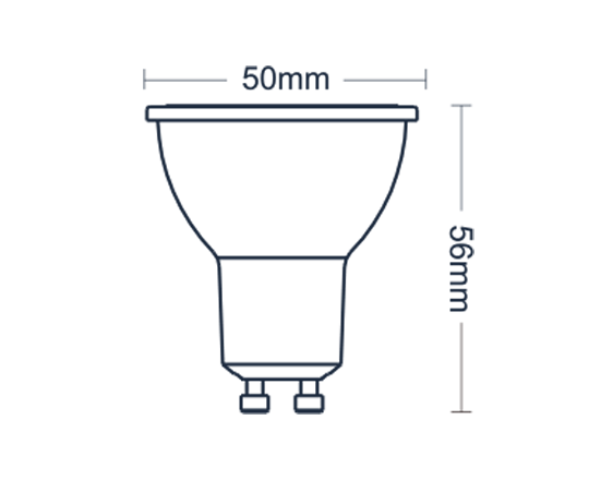 Светодиодная лампа ITALLINE HL GU10/7W/2700K DIM