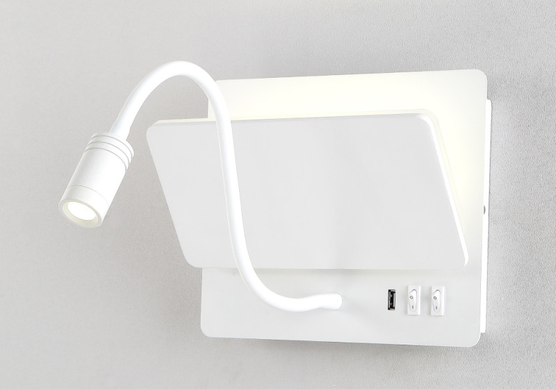 Бра Crystal Lux DUO AP9W LED WH