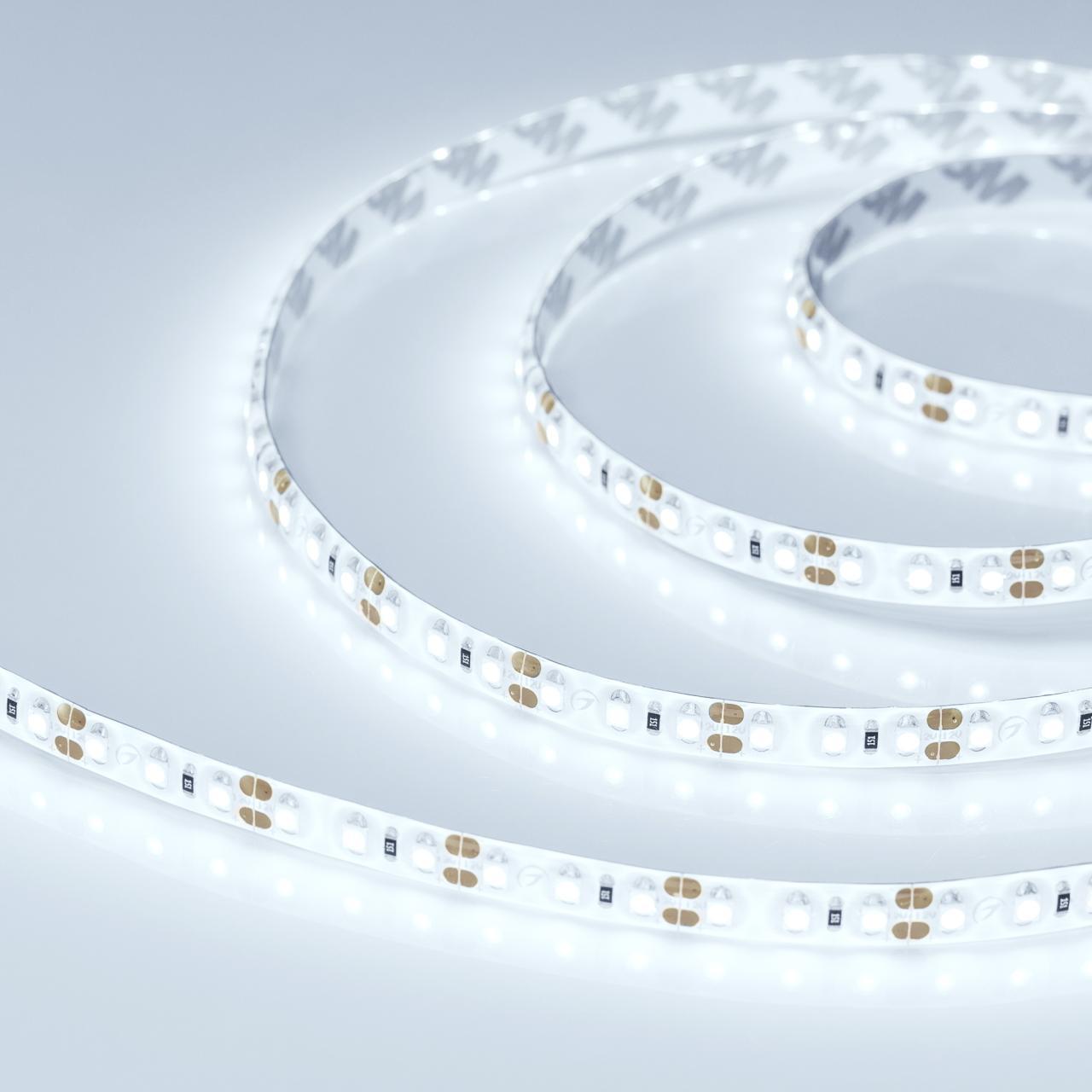 Светодиодная влагозащищенная лента Arlight 9,6W/m 120LED/m 2835SMD холодный белый 5M 016838(2)