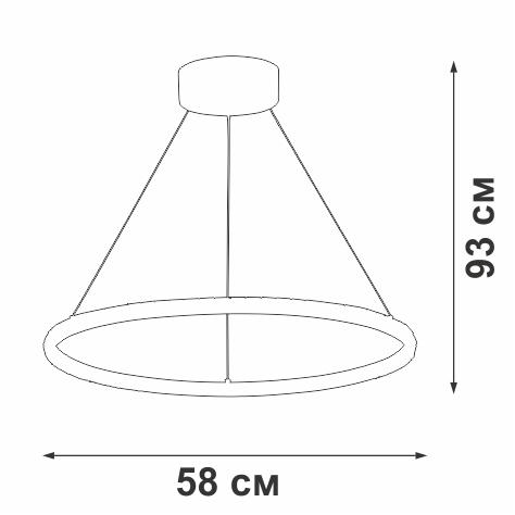 Подвесной светильник Vitaluce V04628-03/1S