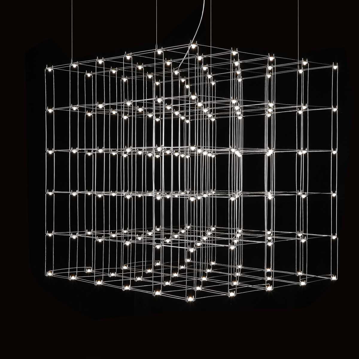 Подвесная люстра Imperium Loft Quasar Cosmos Square Led Pendant Light 100/100/100 252291-22