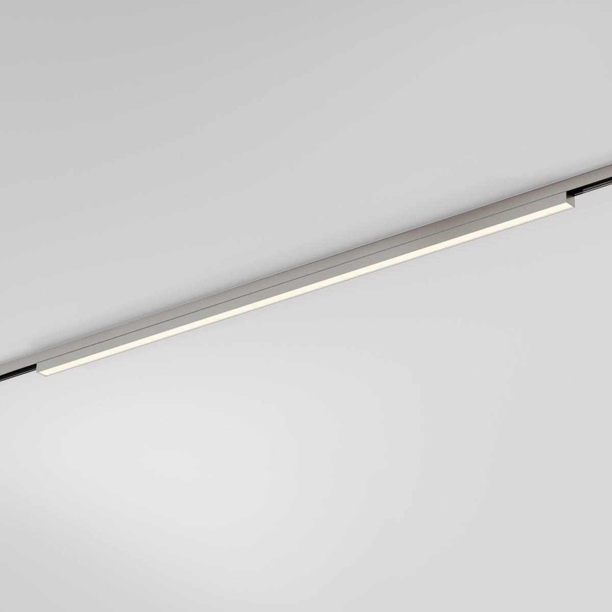 Трековый светильник 24W 3000K никель Elektrostandard 85527/01_система Лайн a072702
