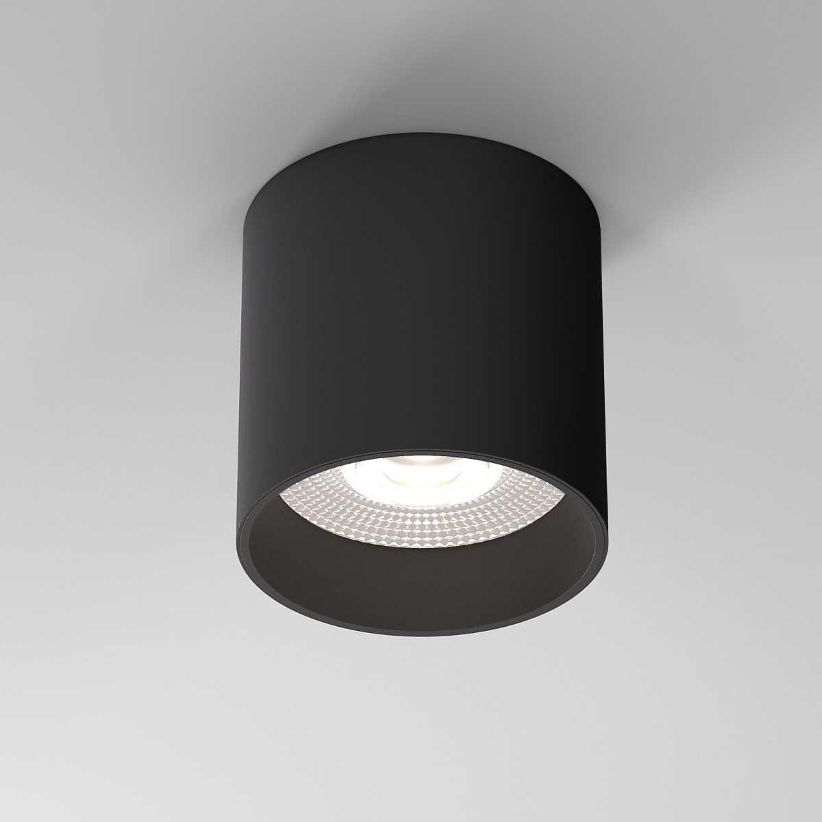 Накладной светодиодный светильник Elektrostandard Orson 25034/LED 10W 4200K чёрный a062931