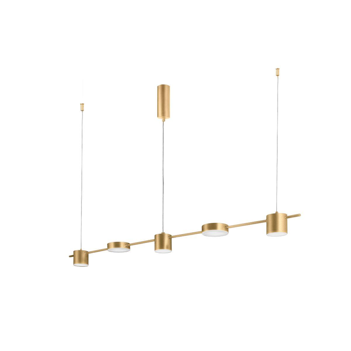 Подвесная люстра Crystal Lux TRISTAN SP5 L1200 GOLD