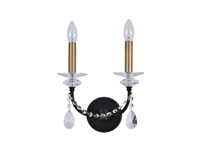 Бра Newport 3972/A black+brass