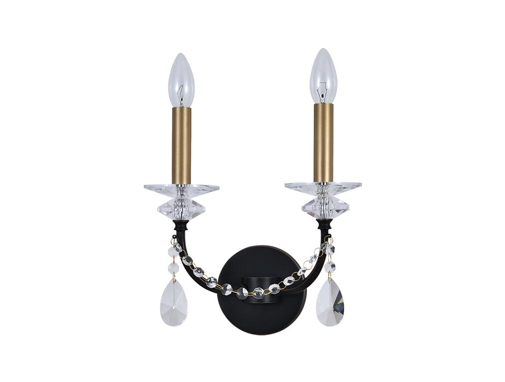 Бра Newport 3972/A black+brass