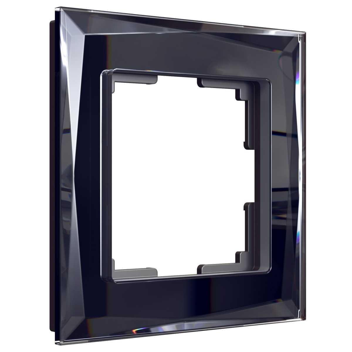Рамка на 1 пост Werkel Diamant черный W0011208 4690389158797