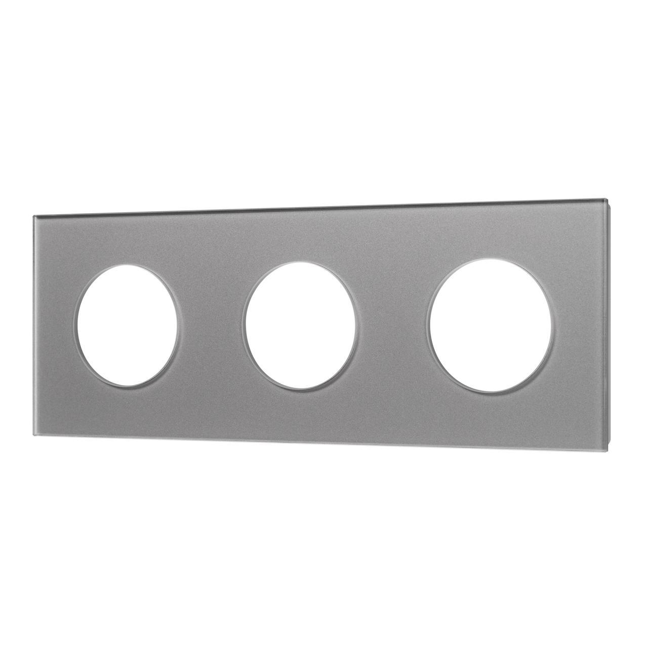 Рамка стеклянная FRM-GLARE-GC-3-GR Arlight 043840