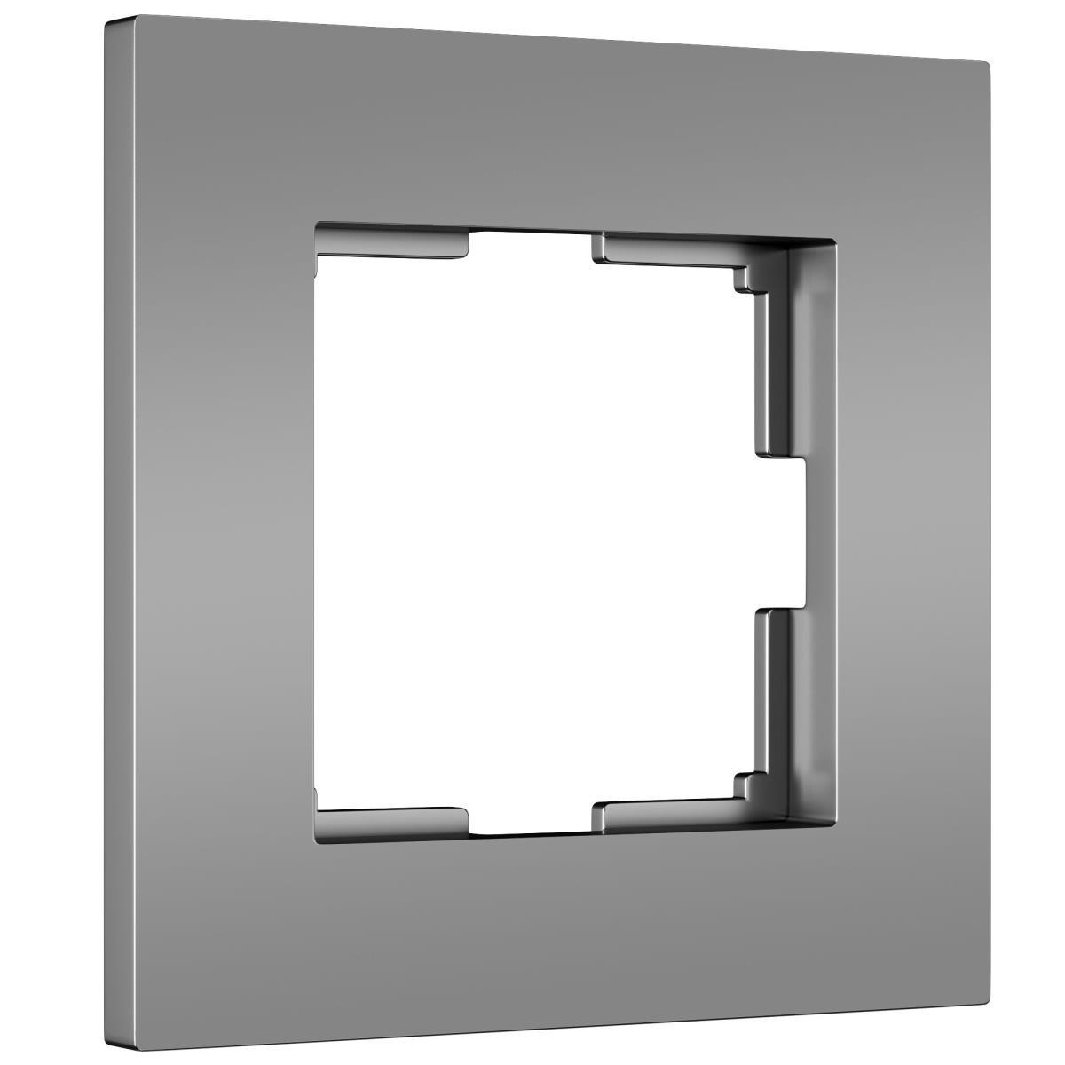 Рамка Werkel Slab на 1 пост серебро софт W0012965 4690389193361