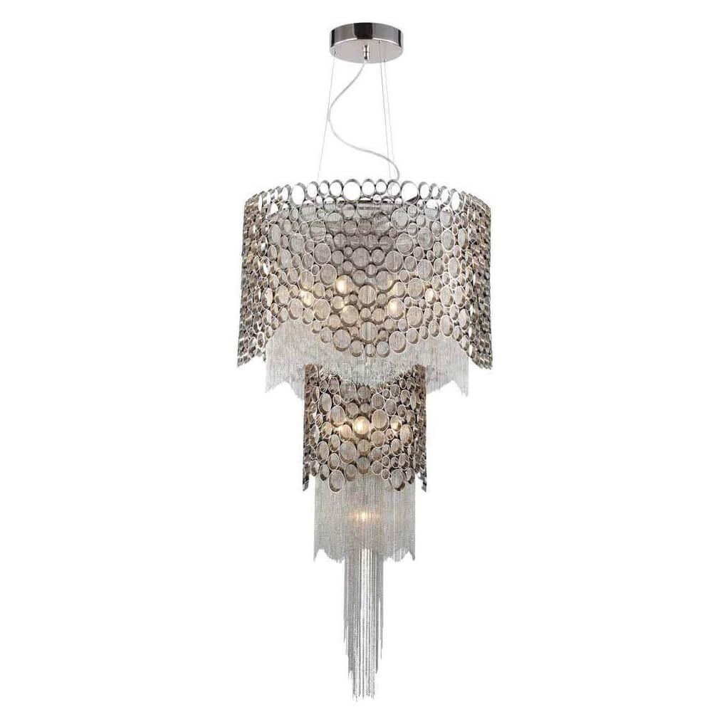 Каскадная люстра Crystal Lux HAUBERK SP-PL12+8+4