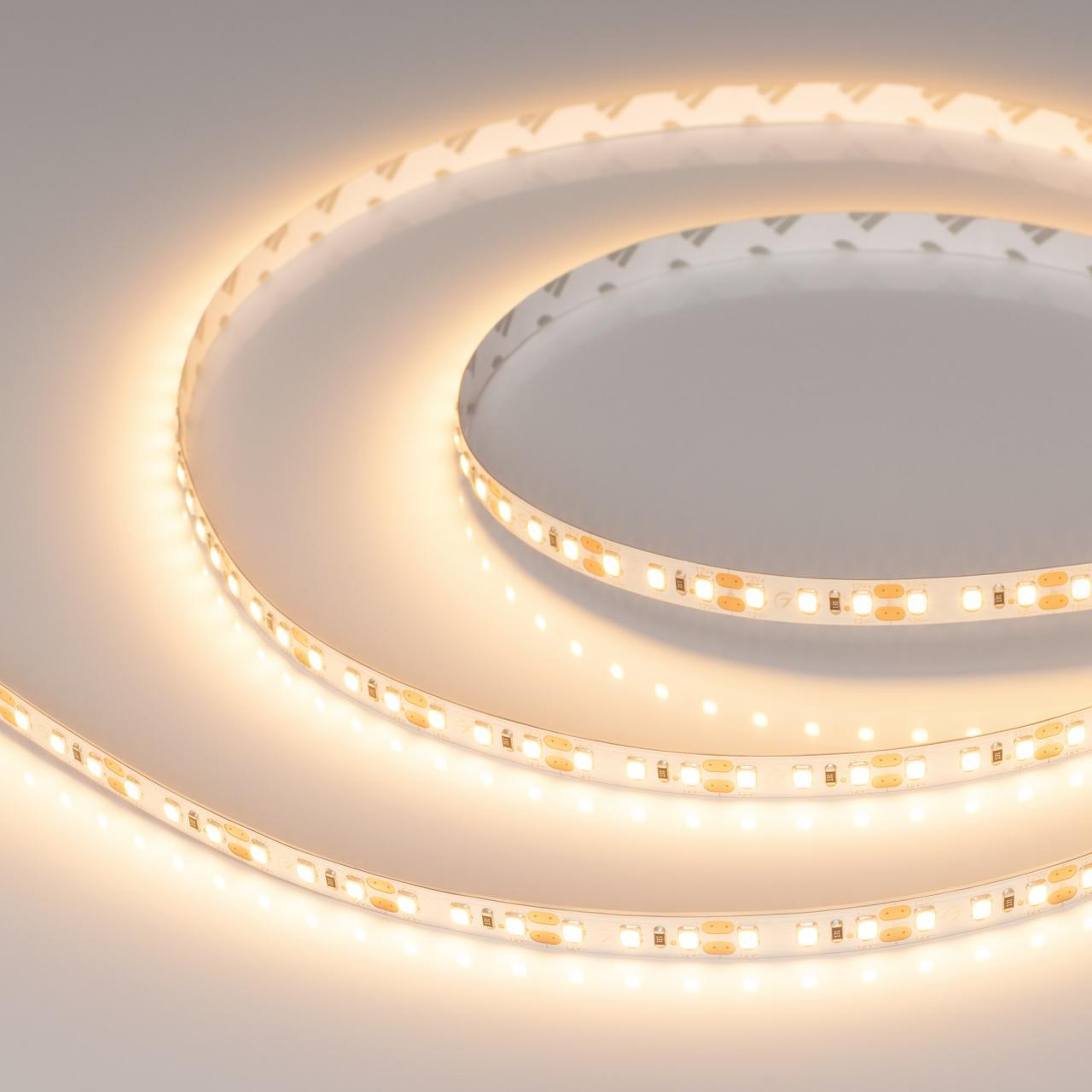 Светодиодная лента Arlight 9,6W/m 120LED/m 2835SMD теплый белый 5M 012335(2)