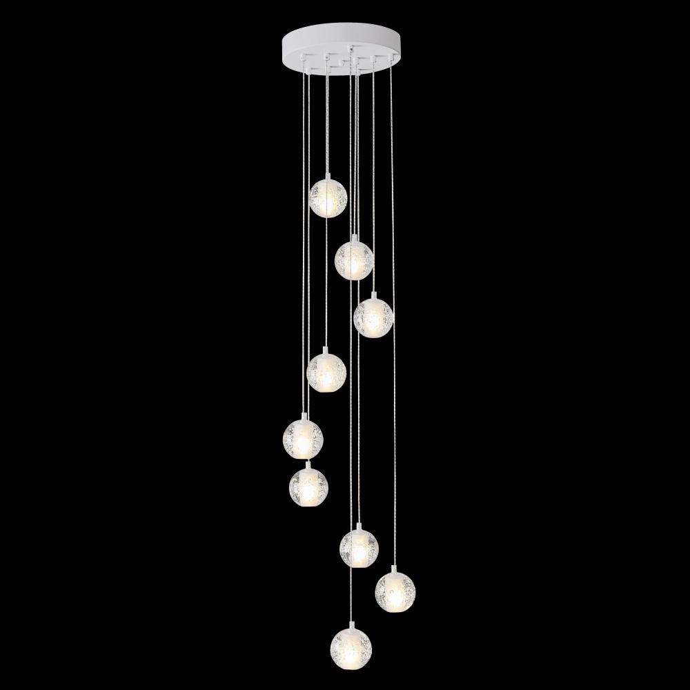 Каскадная люстра Crystal Lux GASPAR SP9 D300 WHITE