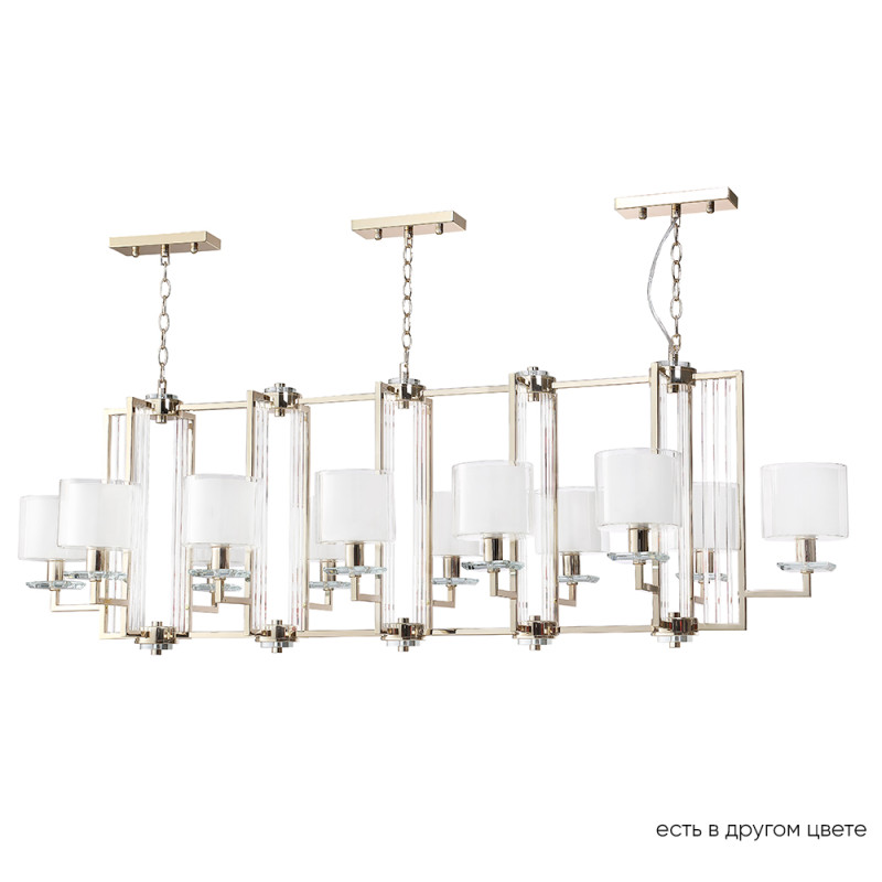 Подвесная люстра Crystal Lux NICOLAS SP12 L1600 GOLD/WHITE