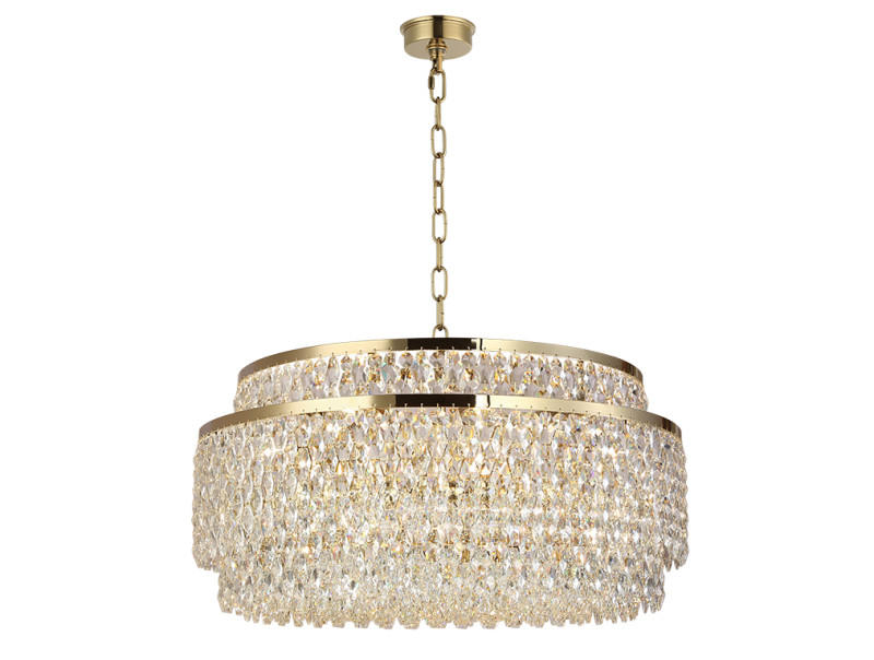 Подвесная люстра Newport 8530/80 C gold polished