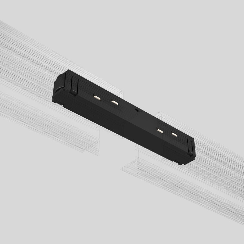 Коннектор Elektrostandard Slim Magnetic Прямой коннектор черный 95135/00