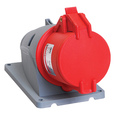 IEK Розетка стационарная ССИ-124 32А-6ч/380-415В 3Р+РЕ IP44 MAGNUM